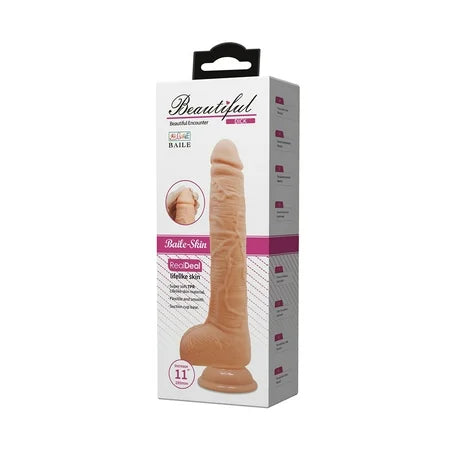 Dildo realista con succion 27 cm