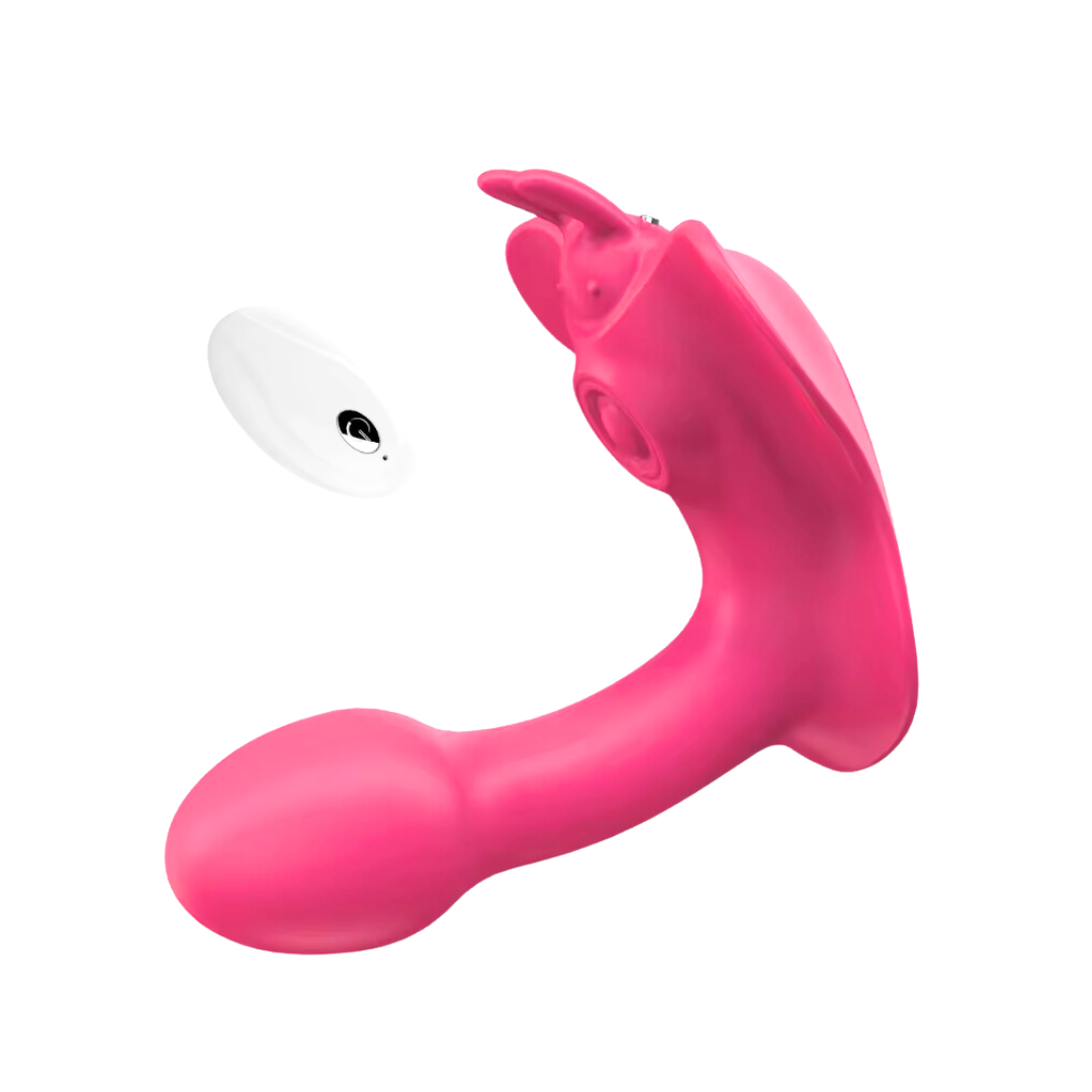 Vibrador y succionador a control