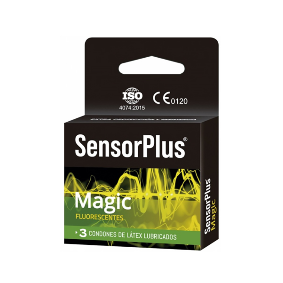 Preservativo SensorPlus Magic x 3 unidades
