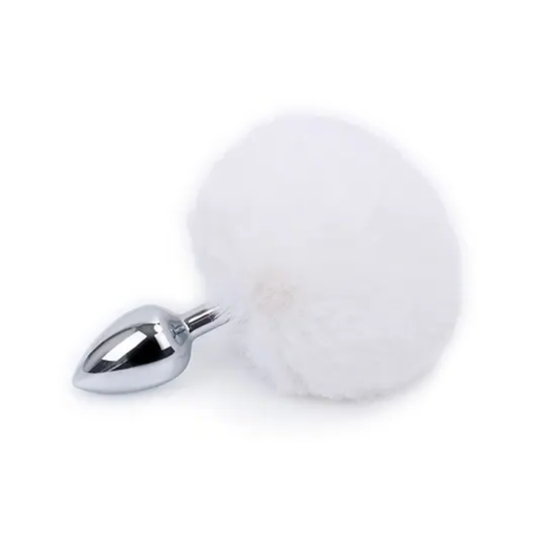 Dilatador Anal Metálico Pequeño Con Pompón variados colores