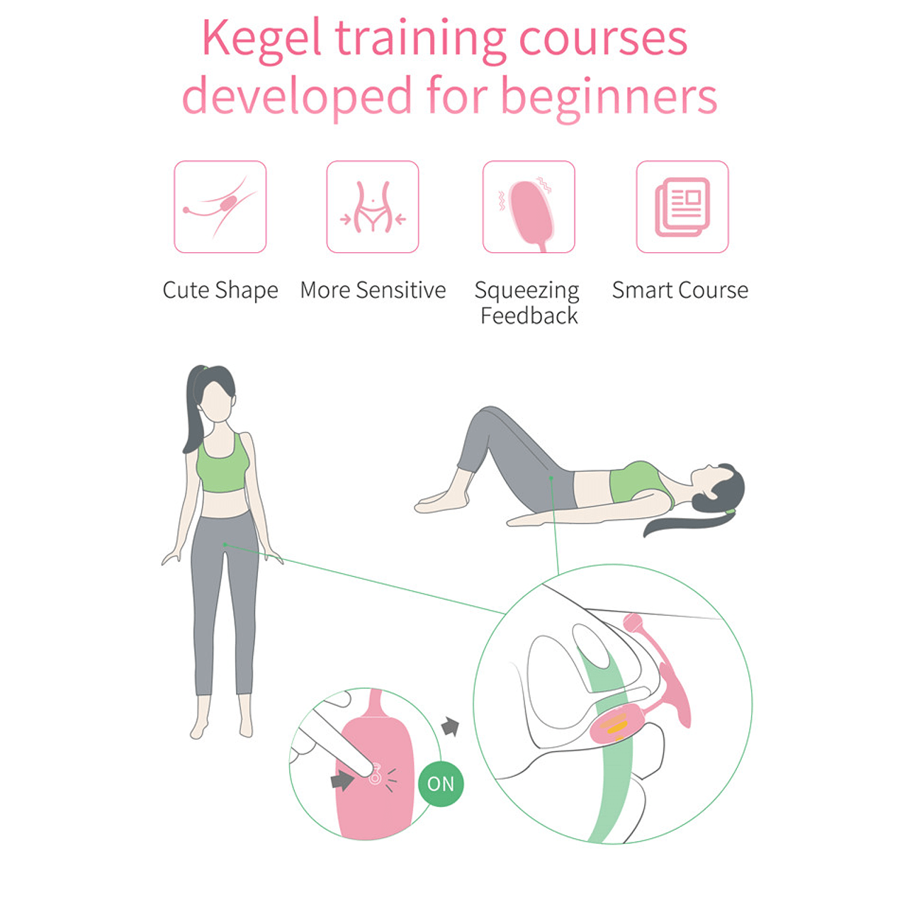 Huevo vibrador Magic kegel coach MagicMotion