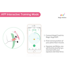 Entrenador de suelo pélvico con app