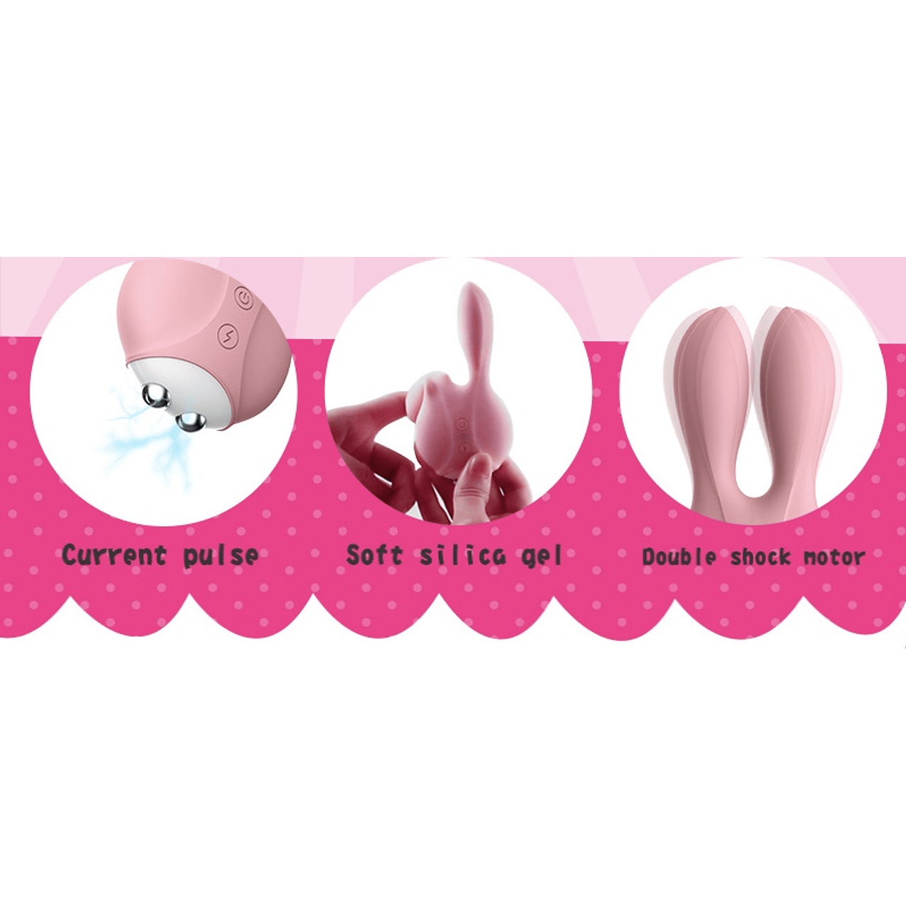Vibrador ElectroShock Bunny LILO HL-1905