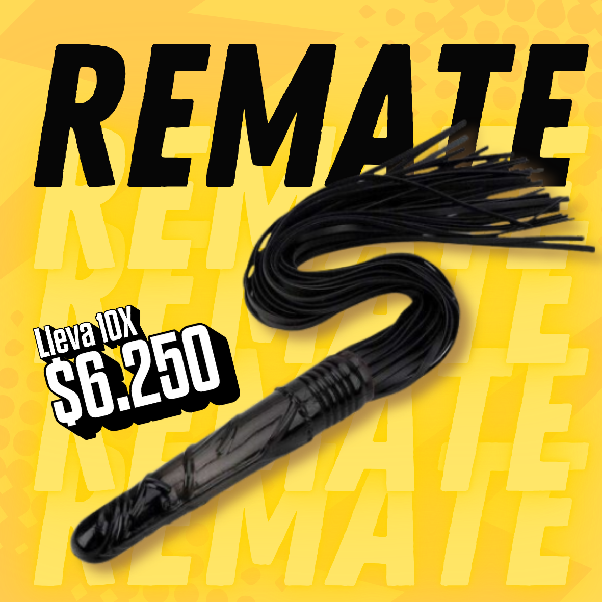 Látigo en forma de Pene RYWC-239 OUTLET / 10 uds