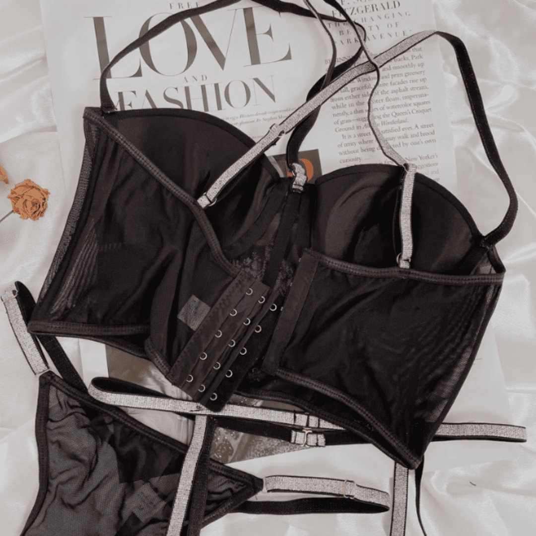 Conjunto de encaje N°738