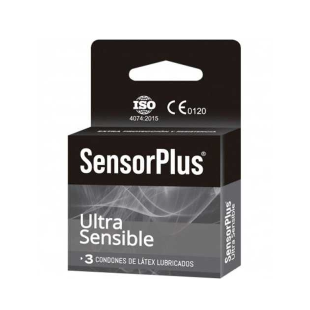 Preservativo SensorPlus Ultra Sensible x 3 unidades