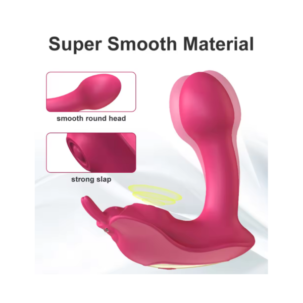 Vibrador y succionador a control