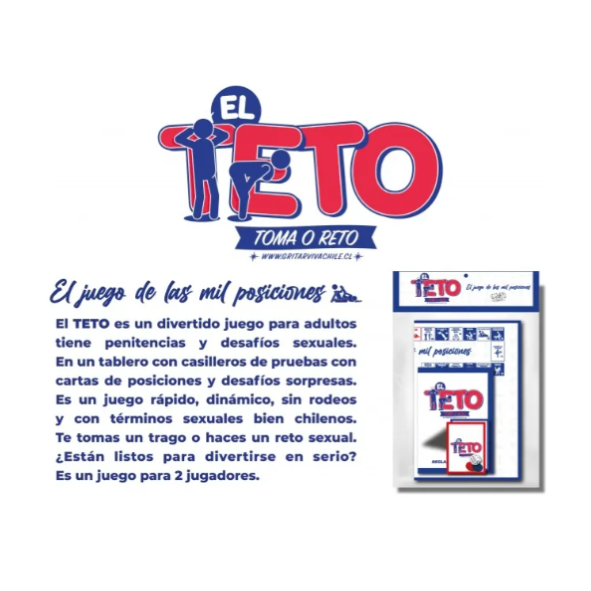 Juego de mesa “El teto” ¡El juego de las mil posiciones!