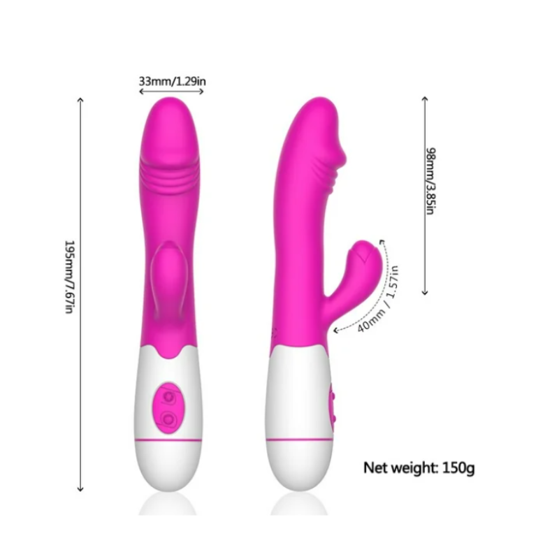 Vibrador doble Flower PLUS MF1025PRO