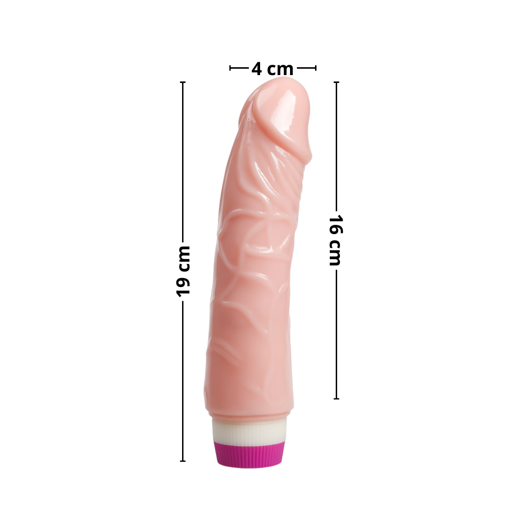 Dildo vibrador 19cm BAILE BW-001032