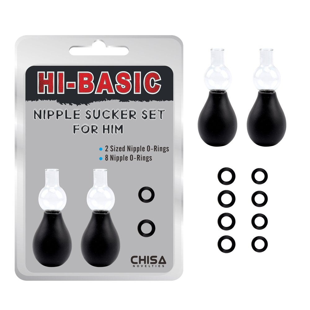 Set de anillos y bomba de vacío para pezones Talla S CHISA CN-692921039