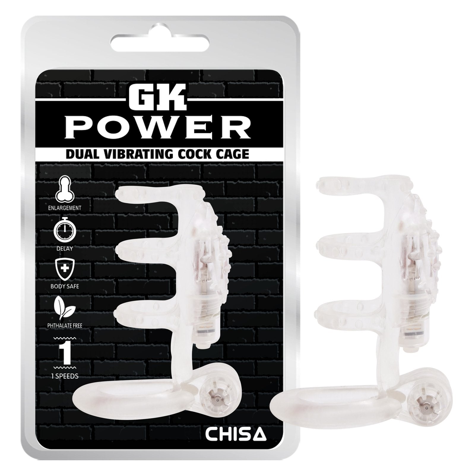 Anillo vibrador Triple para pene GKPower CHISA CN-461657330