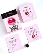 JUEGO VERDAD DESAFIO: contiene 80 cartas + 1 dado
