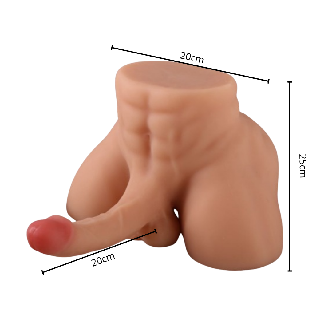 Muñeco sexual con dildo Giovanni JLM-09