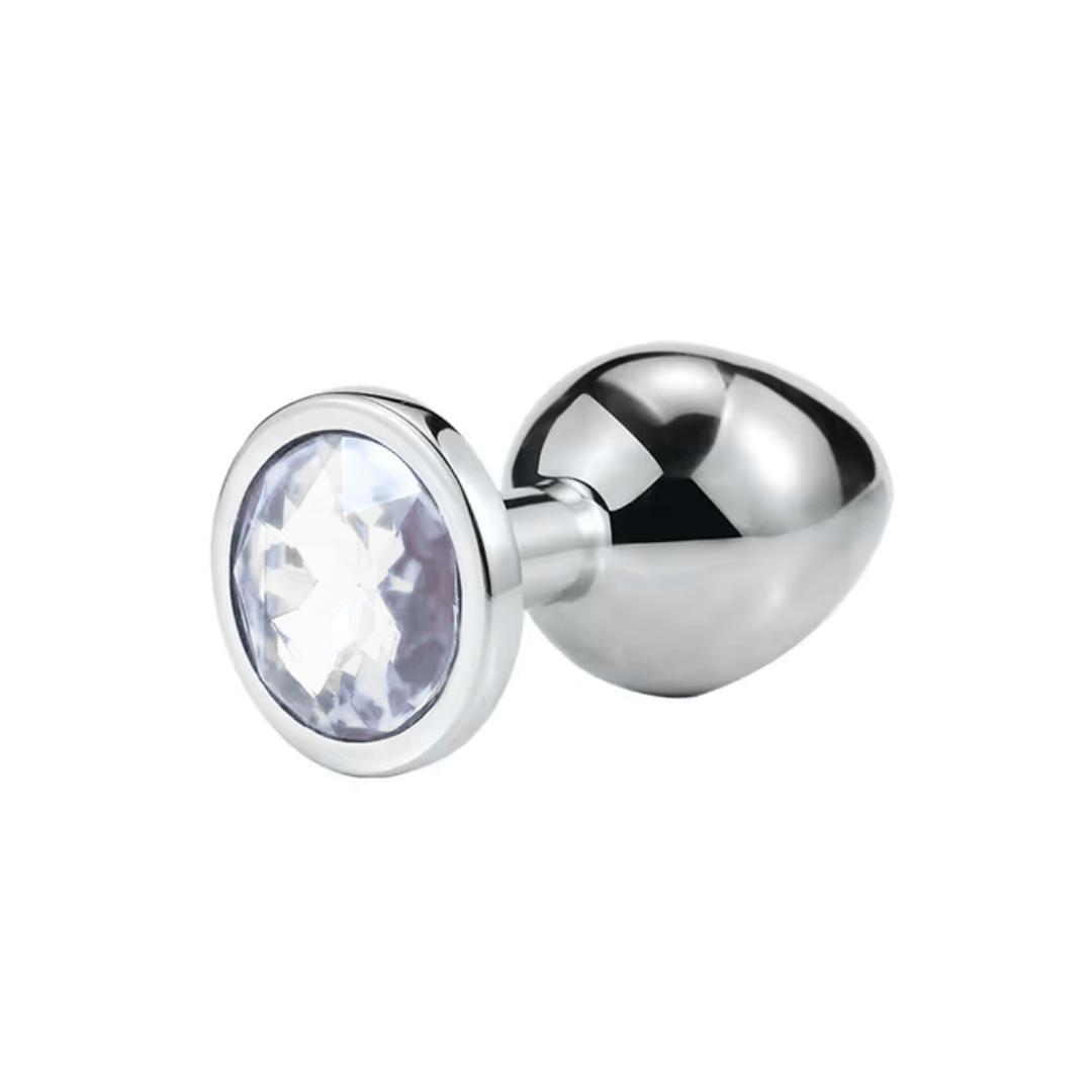 Plug metalico con joya Talla M 002M
