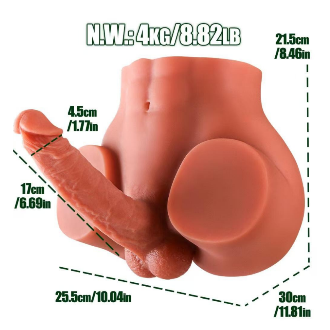 Muñeco sexual con dildo Eros JLM-04