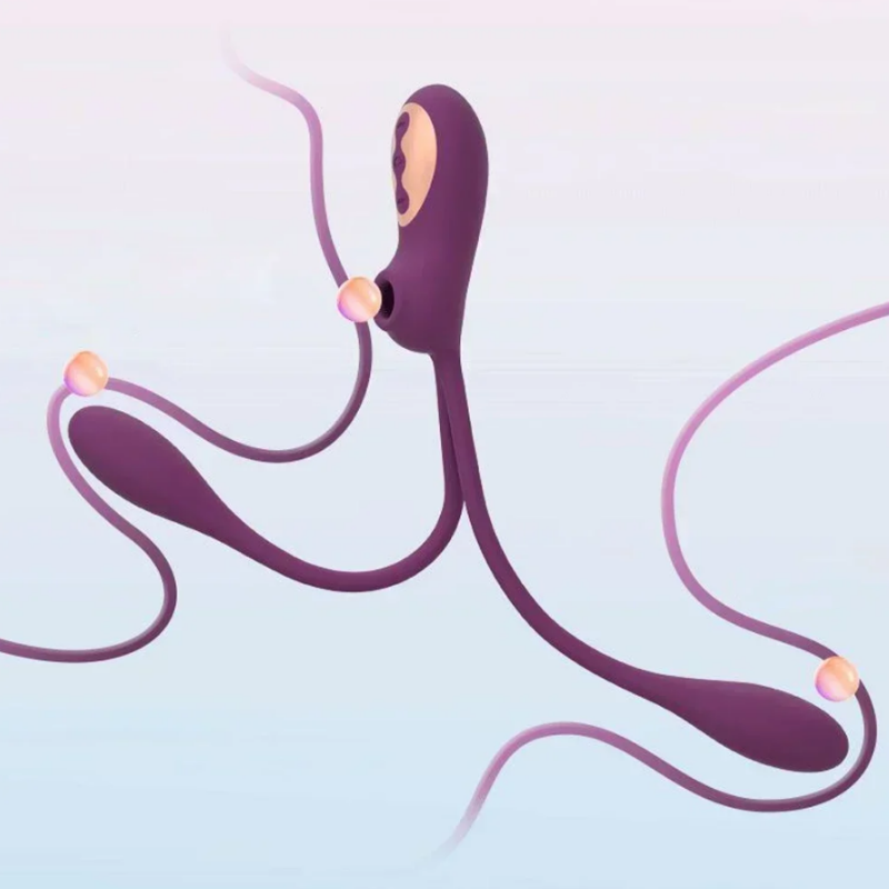 Succionador y vibrador doble BunnyDuo AVB319PU