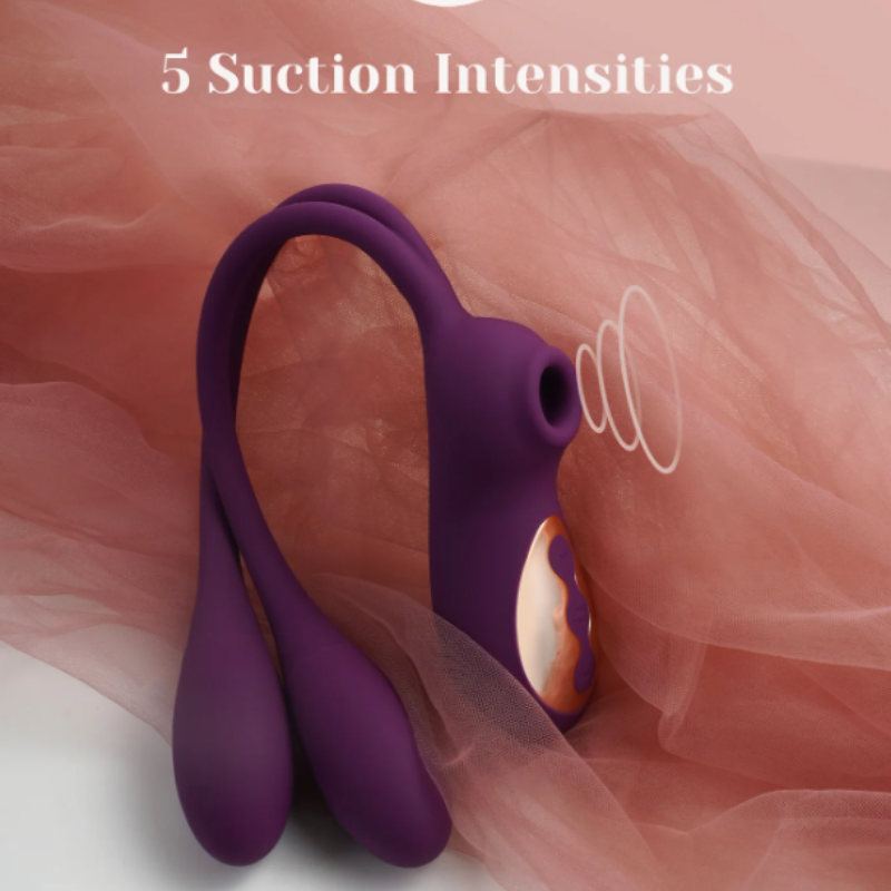 Succionador y vibrador doble BunnyDuo AVB319PU