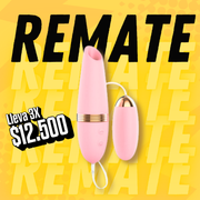 Vibrador con Huevo Rosado LILO LL-A1912 OUTLET / 3 uds - Succionador
