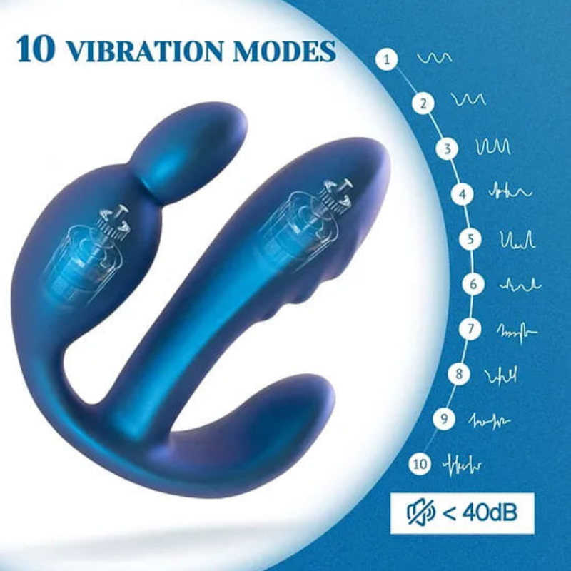 Vibrador doble a control Bali BU2R2RL