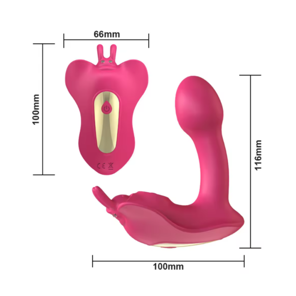 Vibrador y succionador a control