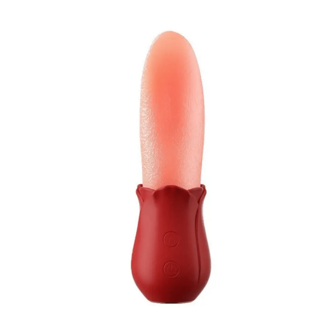 Rosa vibradora con lengua LickMe MF1028