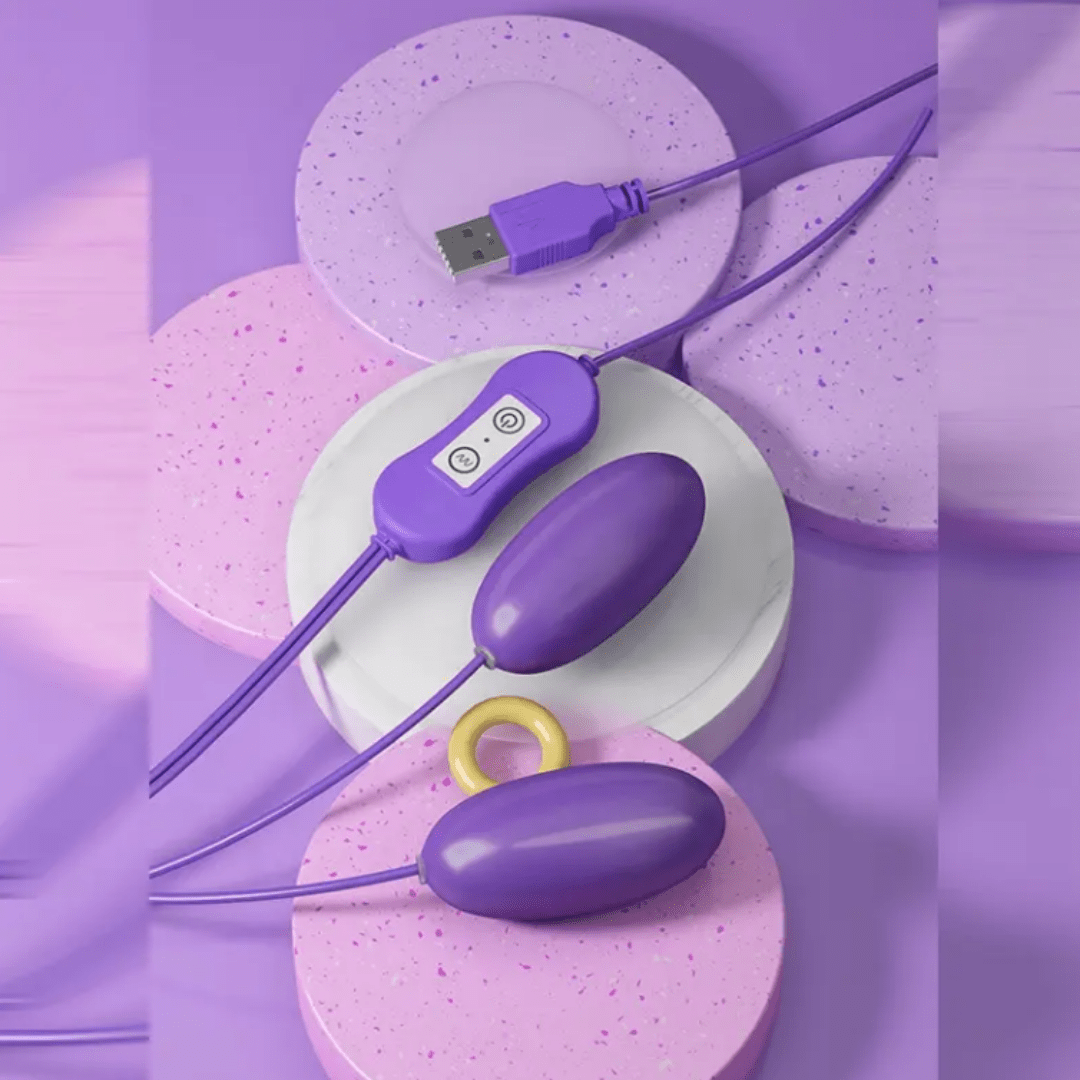Huevo vibrador USB LoveEgg Twice MF1027