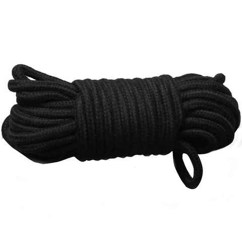 Cuerda negra super suave inmovilizadora para jugar