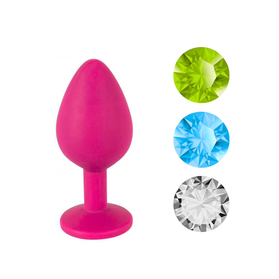 Plug anal S Silicona Seamless