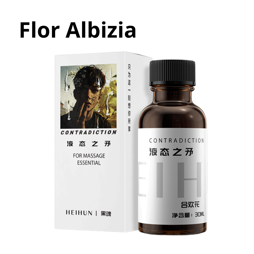 Aceite de masajes Efecto calor - Dynasty - 30Ml Lovcae - Flor de albizia