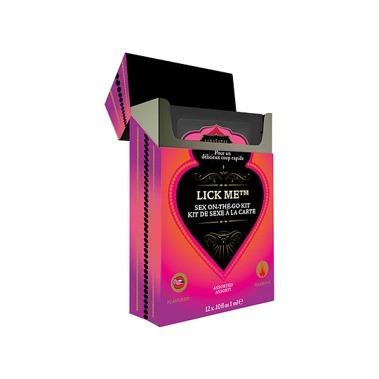 Set 12 Sachets Kama Sutra Aceite del Amor+ Néctar Divino " Lick Me "