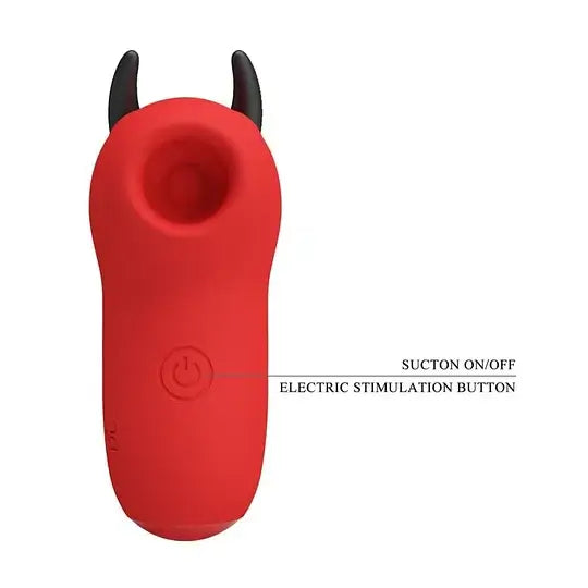 Vibrador de Dedo con Succión y Electroestimulación