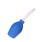 Enema Deluxe para Limpieza Anal mediana Azul