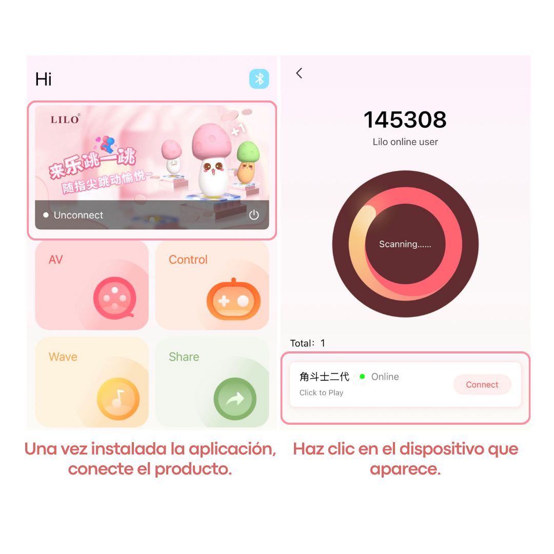 Huevo Vibrador Con APP Furia LILO  LL-2106APP