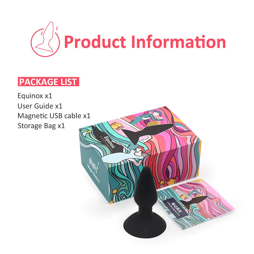 Plug anal vibrador  Magic Equinox MagicMotion