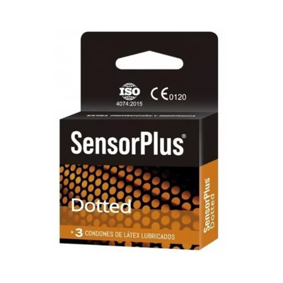 Preservativo SensorPlus Dotted x 3 unidades