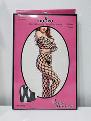 Traje De Red y Panty Bodystocking