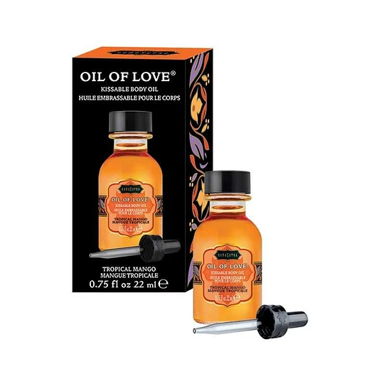 Aceite del Amor comestible sabor a mango tropical