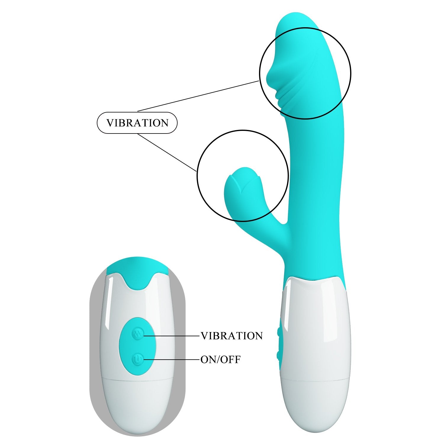 Vibrador Snappy PRETTYLOVE BI-014173-A1