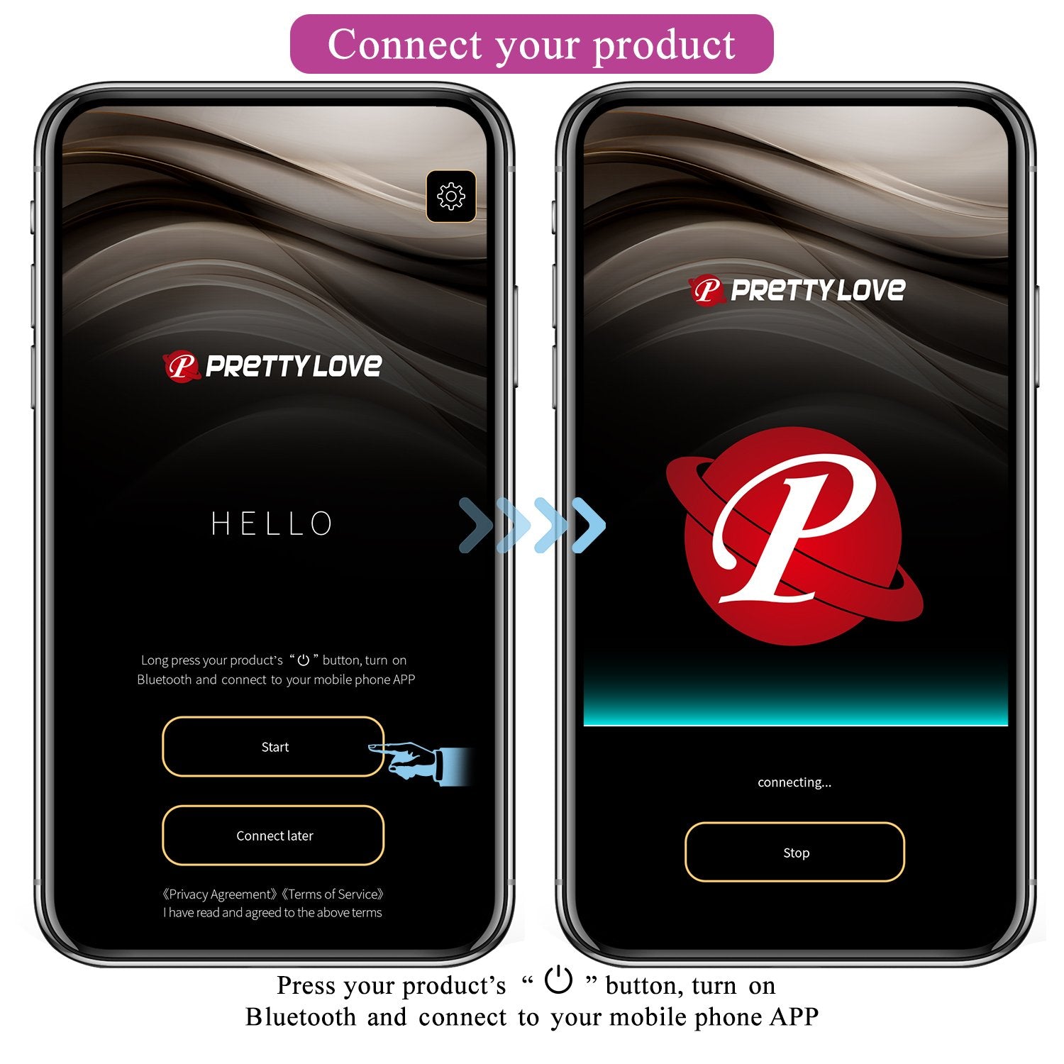 Huevo Vibrador con APP PRETTYLOVE BI-014362HP