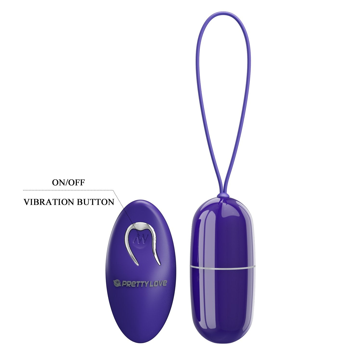 Huevo Vibrador a control Arvin PRETTYLOVE BI-14374WL