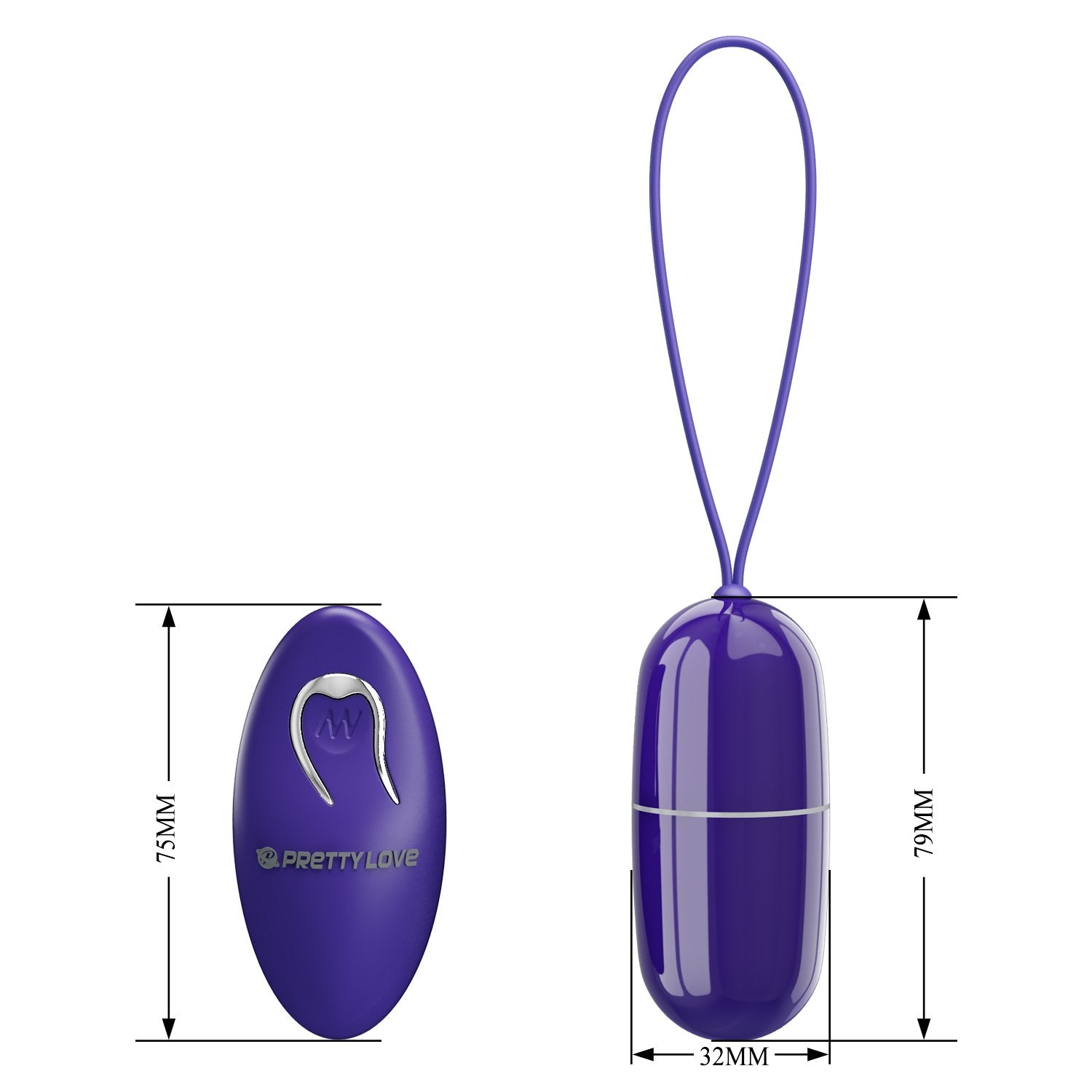 Huevo Vibrador a control Arvin PRETTYLOVE BI-14374WL