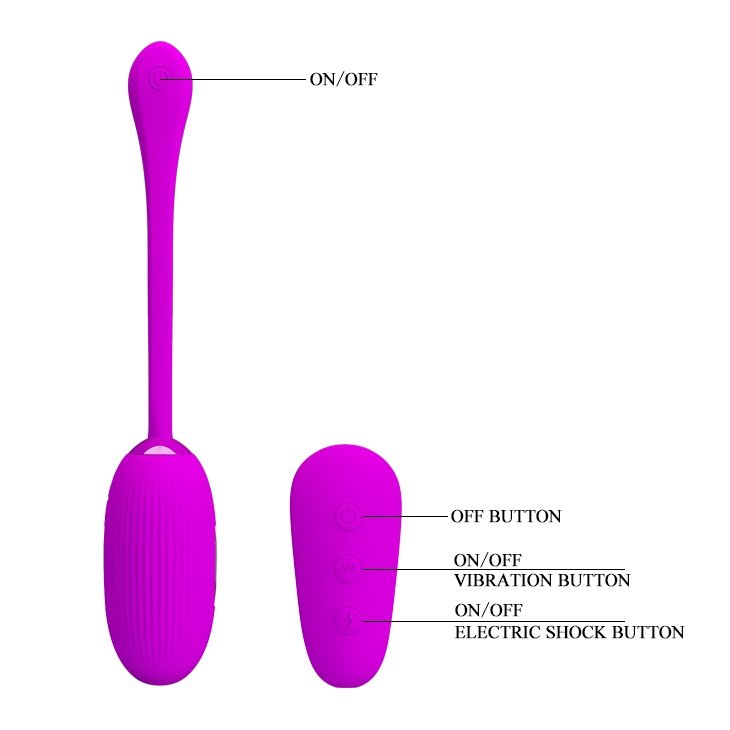 Huevo vibrador a control PRETTY LOVE  BI-014609W