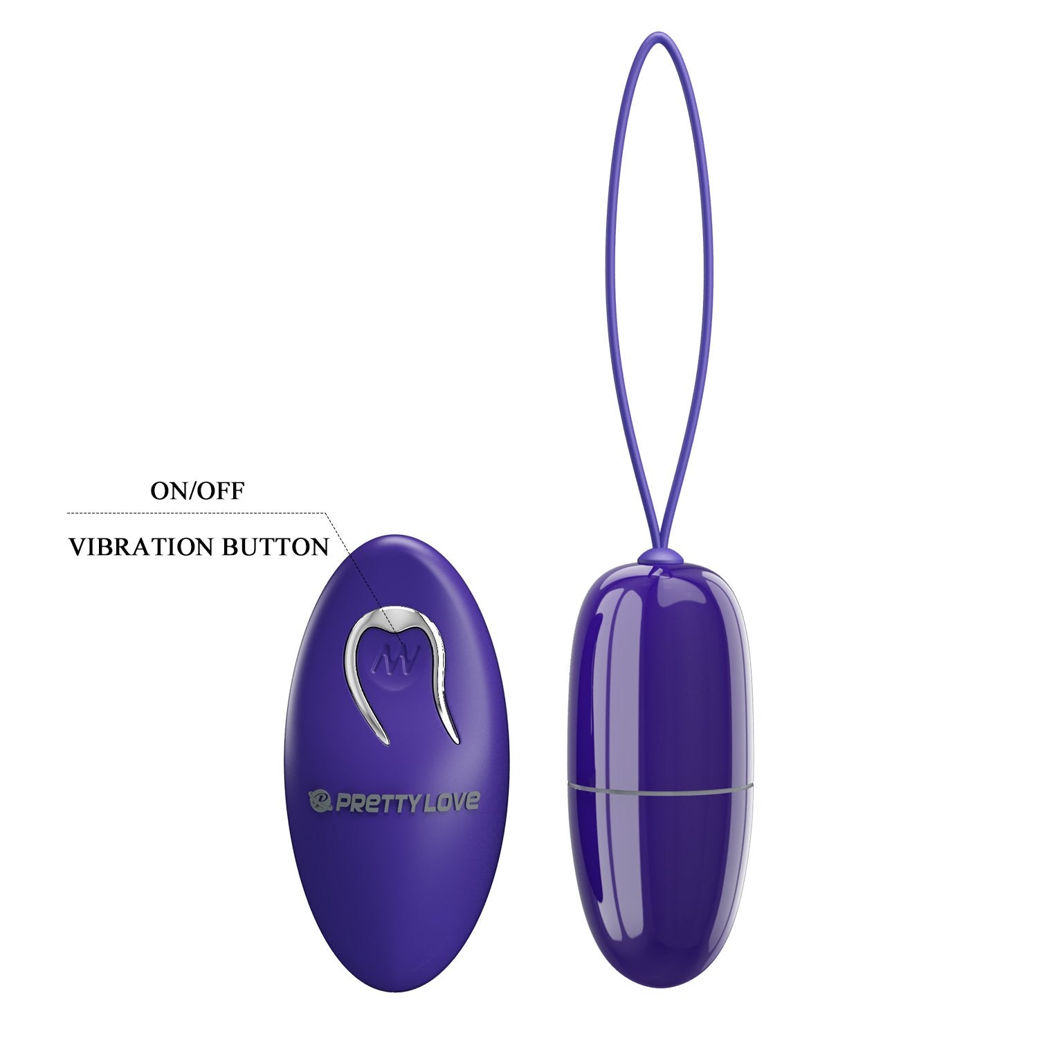 Huevo vibrador a control Selkie PRETTYLOVE BI-014865WL