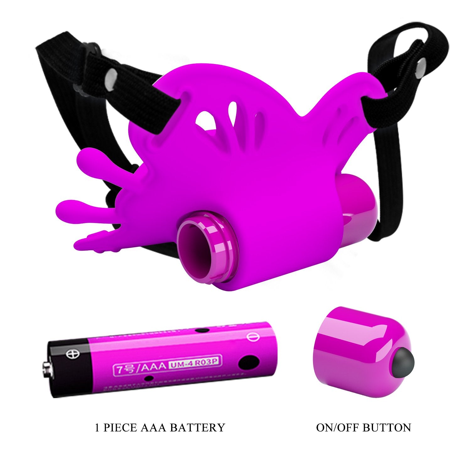 Vibrador con arnés PRETTYLOVE BW-14887