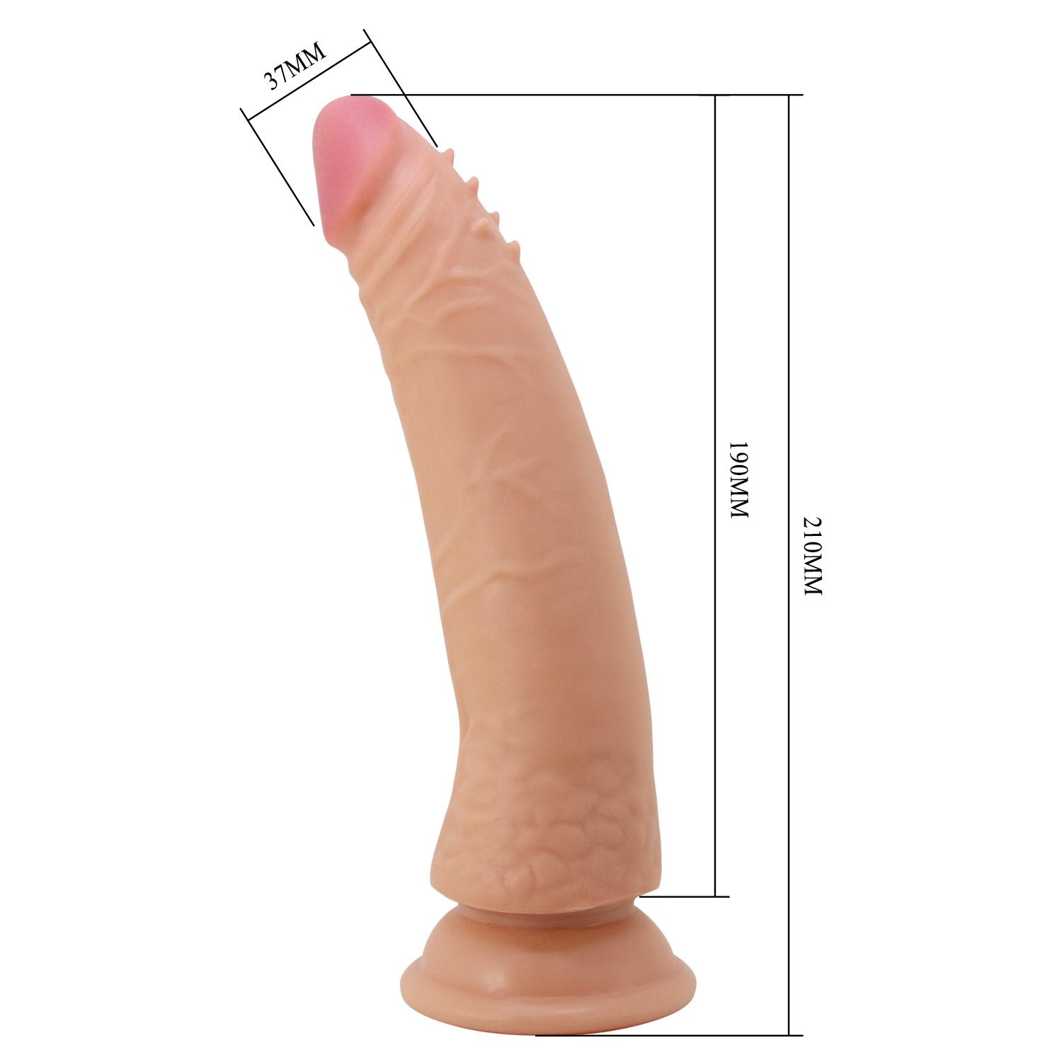 Dildo articulado masturbable 21cm PRETTYLOVE BW-007006NRG