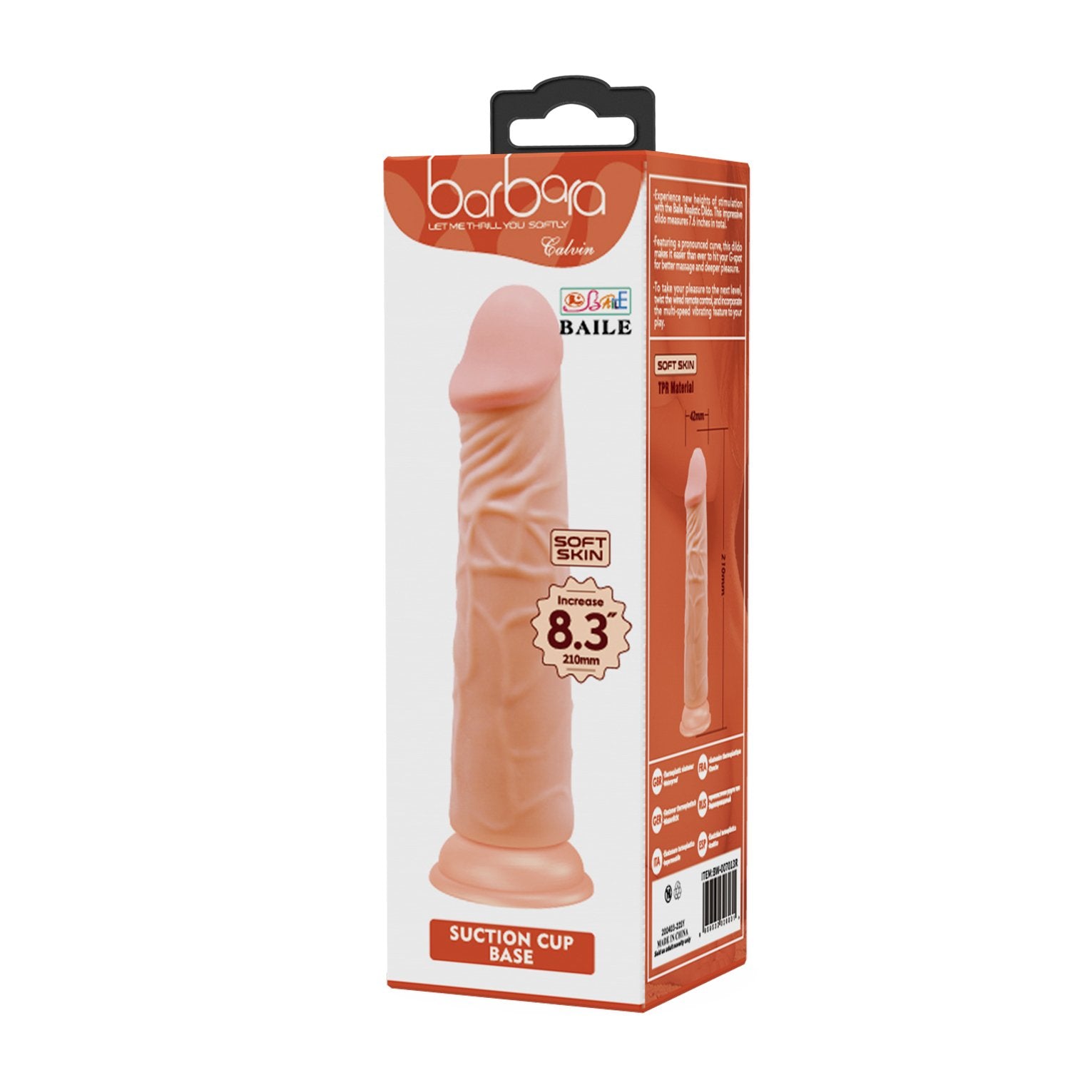 Dildo realista Bob 21cm BAILE BW-007013R