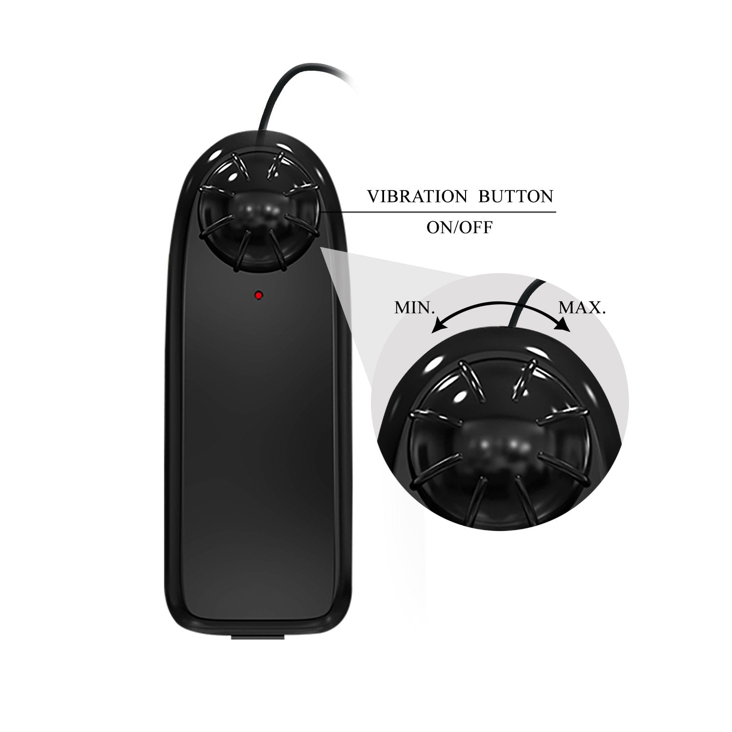 Dildo Vibrador a control BAILE BW-008018A