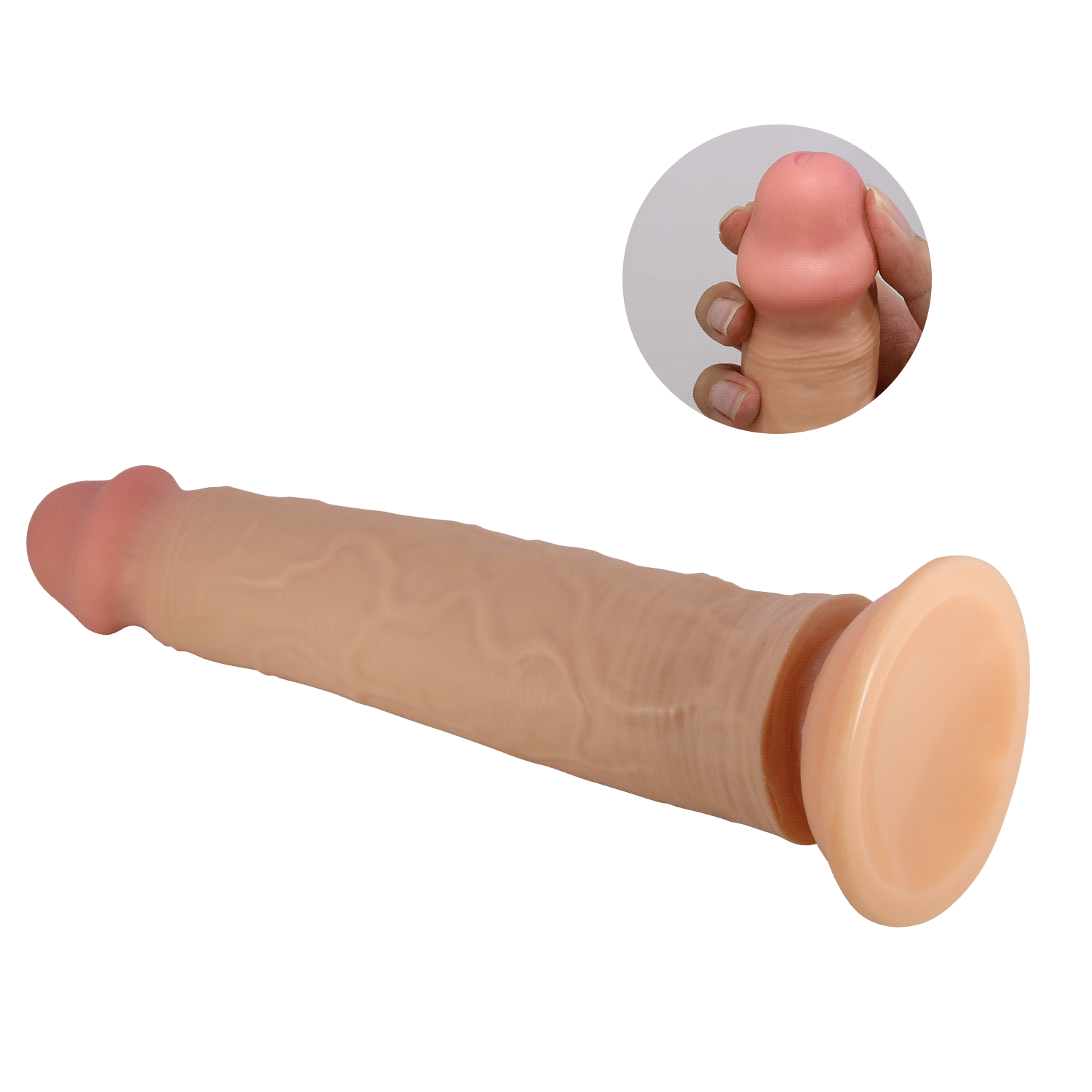 Dildo masturbable articulado 25cm PRETTYLOVE BW-008118LP
