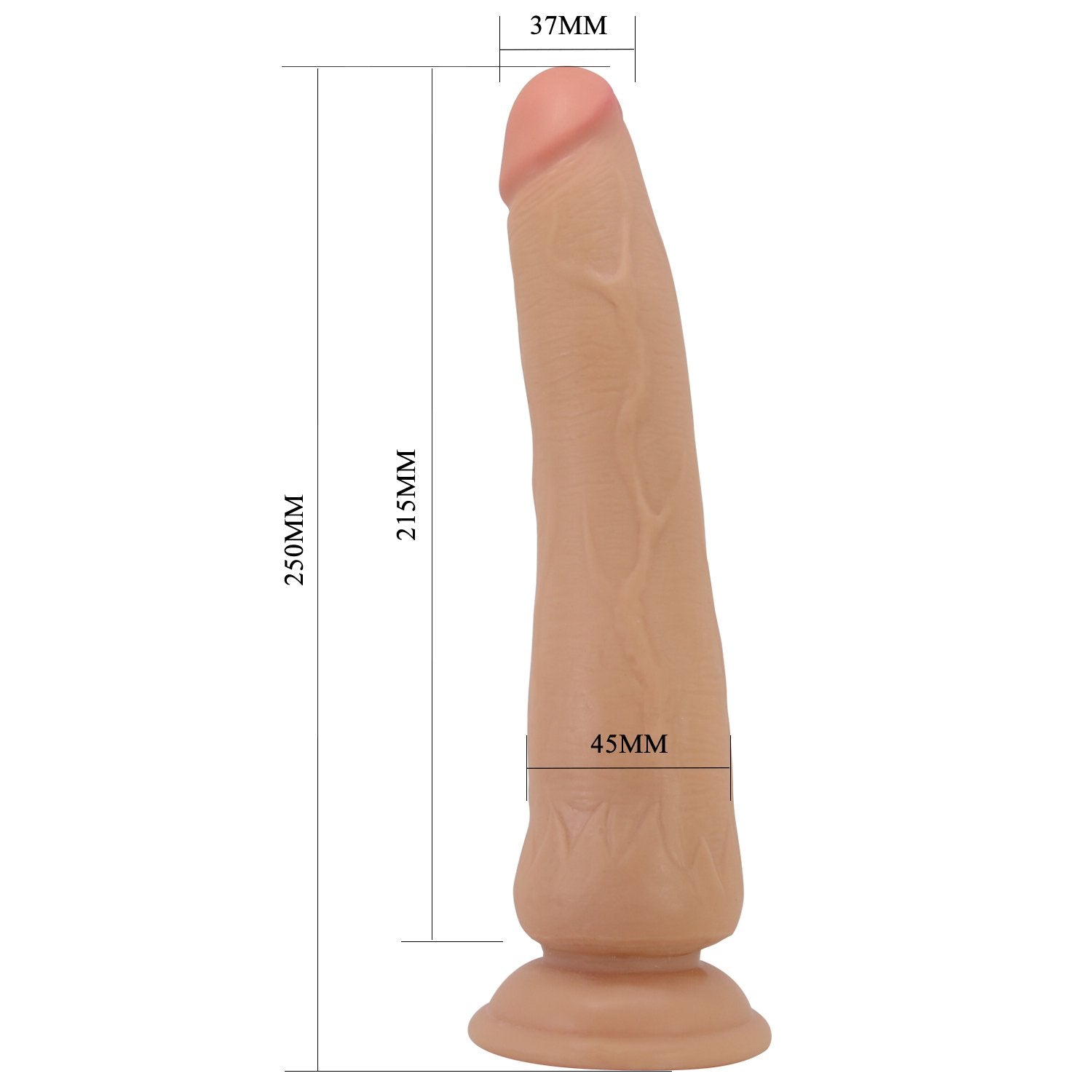 Dildo realista Masturbable 25cm PRETTYLOVE BW-008127LP